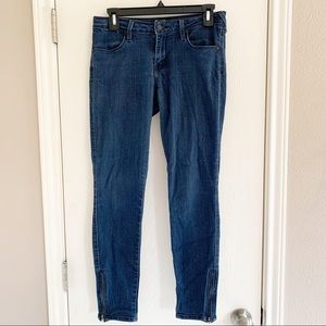 Just Black Dark Wash Blue Skinny Jeans 27